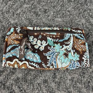 Vera Bradley JAVA BLUE Trifold Wallet Soft Quilted